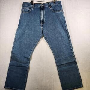 Levis 517 Boot Cut Blue Jeans Blank Tab Size 38x32 NWT‎